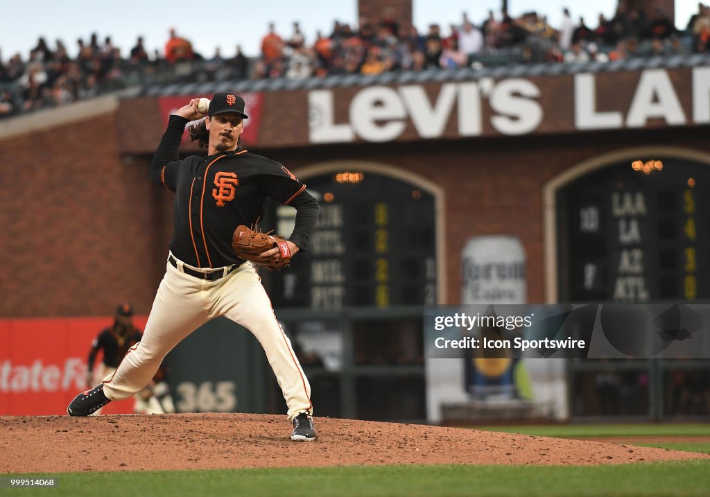 MLB: JUL 14 Athletics at Giants