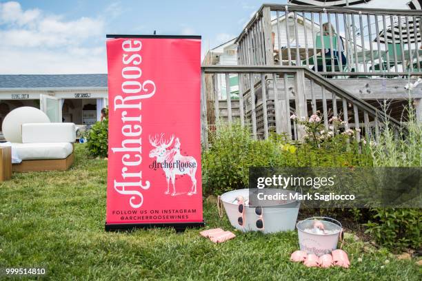 Archer Roose accessory atmosphere at the Modern Luxury + The Next Wave at Breakers Montauk on July 14, 2018 in Montauk, New York.