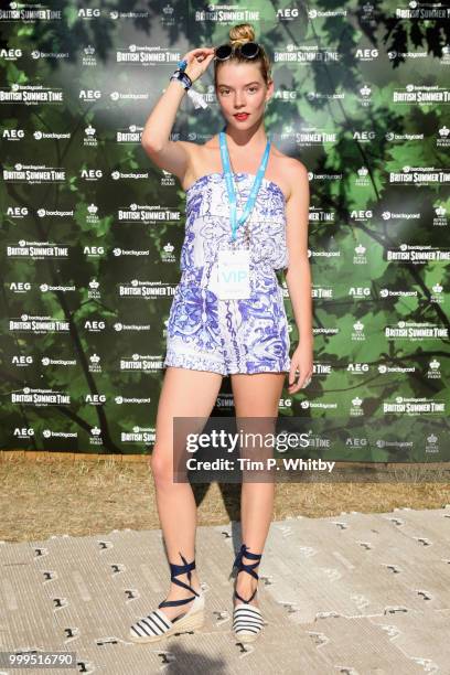 Anya Taylor-Joy attends as Barclaycard present British Summer Time Hyde Park at Hyde Park on July 15, 2018 in London, England.