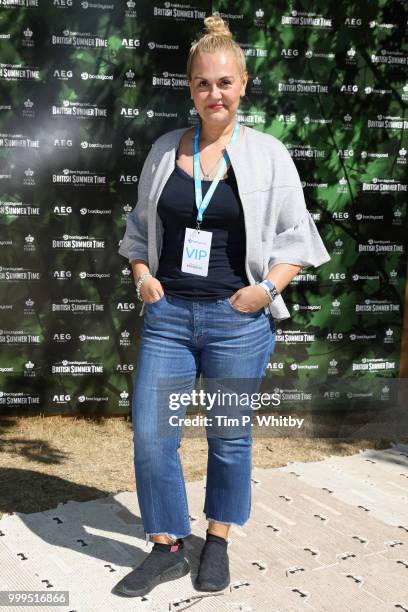 Caroline Hirons attends as Barclaycard present British Summer Time Hyde Park at Hyde Park on July 15, 2018 in London, England.