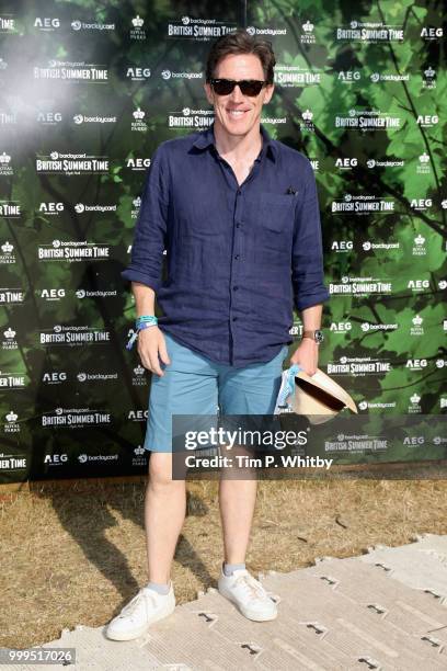 Rob Brydon attends as Barclaycard present British Summer Time Hyde Park at Hyde Park on July 15, 2018 in London, England.