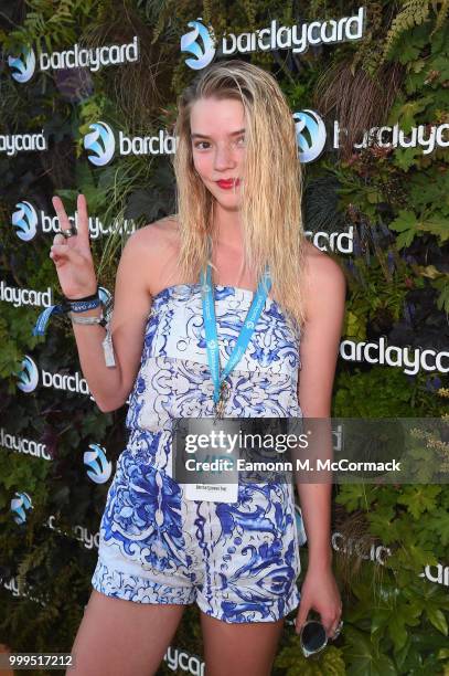 Anya Taylor-Joy attends as Barclaycard present British Summer Time Hyde Park at Hyde Park on July 15, 2018 in London, England.