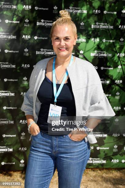 Caroline Hirons attends as Barclaycard present British Summer Time Hyde Park at Hyde Park on July 15, 2018 in London, England.