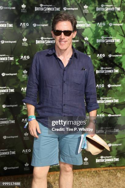 Rob Brydon attends as Barclaycard present British Summer Time Hyde Park at Hyde Park on July 15, 2018 in London, England.