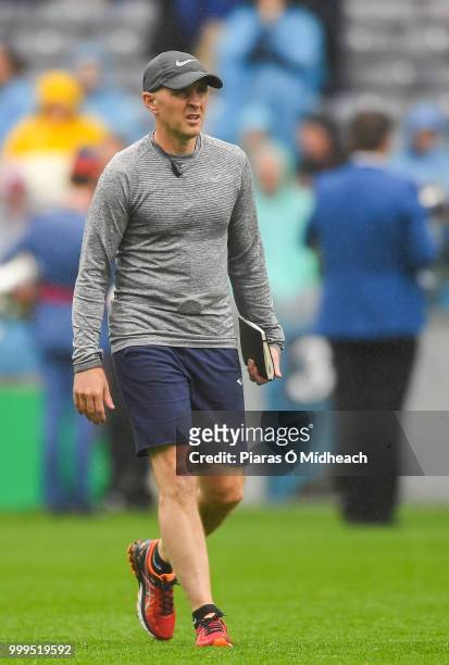 Dublin , Ireland - 15 July 2018; Galway coach Paddy Tally before the GAA Football All-Ireland Senior Championship Quarter-Final Group 1 Phase 1 match...