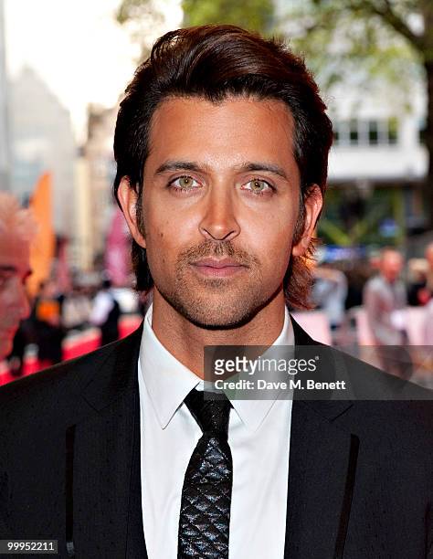 Hrithik Roshan attends the European Premiere of 'Kites' at Odeon West End on May 18, 2010 in London, England.