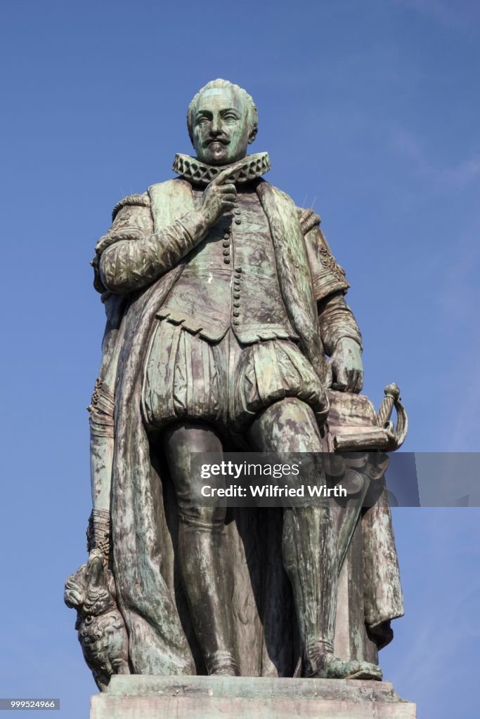 Willem I. or William I. Prince of Orange, statue, The Hague, Holland, The Netherlands