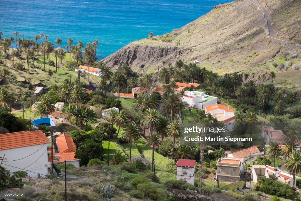The hamlet Taguluche, Valle Gran Rey, La Gomera, Canary Islands, Spain