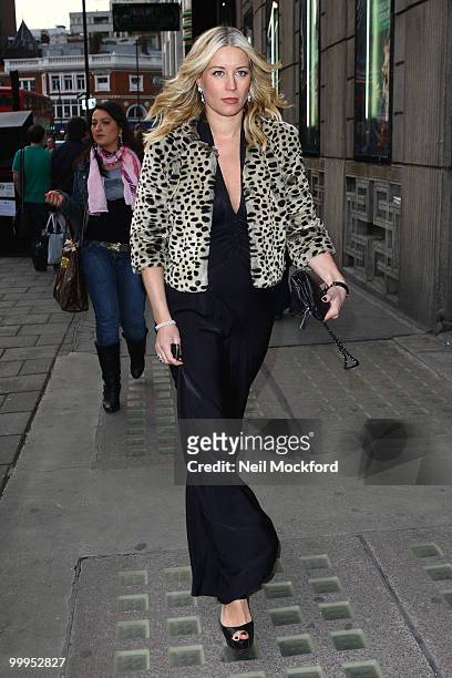 Denise Van Outen attends a press night of 'Wicked', as Lee Mead joins the cast, on May 18, 2010 in London, England.