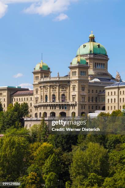 federal palace of switzerland, old town, bern, canton of bern, switzerland - werner stock pictures, royalty-free photos & images