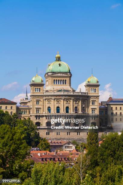 federal palace of switzerland, old town, bern, canton of bern, switzerland - werner stock pictures, royalty-free photos & images