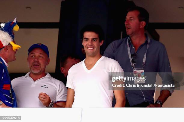 World Cup winner Kaka of Brazil is seen before the 2018 FIFA World Cup Russia Final between France and Croatia at Luzhniki Stadium on July 15, 2018...