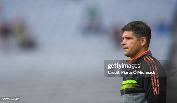 Dublin , Ireland - 15 July 2018; Kerry manager Éamonn Fitzmaurice during the GAA Football All-Ireland Senior Championship Quarter-Final Group 1 Phase...