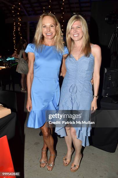 Tara Blahnik and Lori Conkling attend the Parrish Art Museum Midsummer Party 2018 at Parrish Art Museum on July 14, 2018 in Water Mill, New York.
