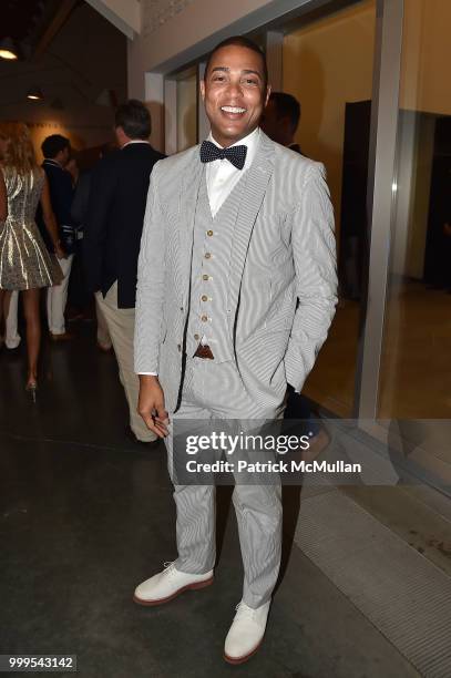 Don Lemon attends the Parrish Art Museum Midsummer Party 2018 at Parrish Art Museum on July 14, 2018 in Water Mill, New York.