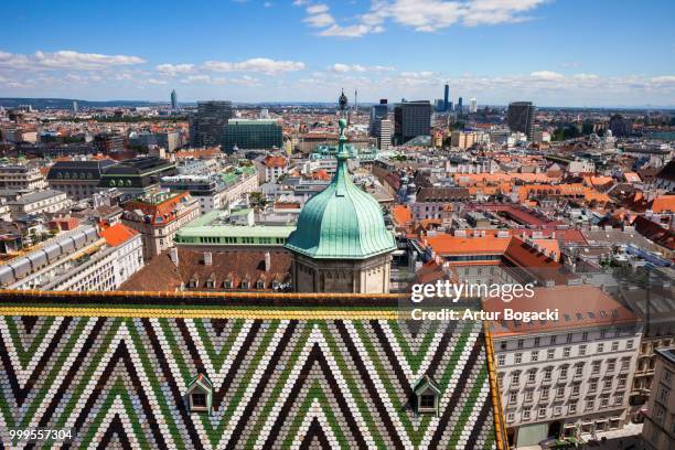 city of vienna cityscape in austria - vienna city stock pictures, royalty-free photos & images