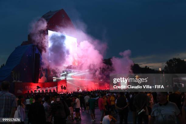 General view during the 2018 FIFA World Cup Final match between France v Croatia at Luzhniki Stadium on July 15, 2018 in Moscow, Russia.