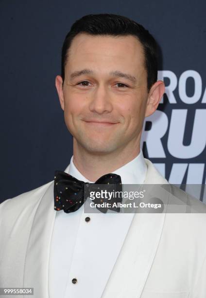 Actor Joseph Gordon-Levitt arrives for the Comedy Central Roast Of Bruce Willis held at Hollywood Palladium on July 14, 2018 in Los Angeles,...
