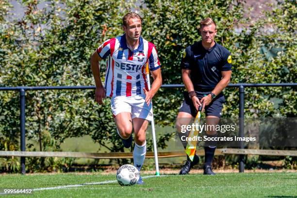 Pieter Bogaers of Willem II during the match between Willlem II v KAA Gent on July 14, 2018 in TILBURG Netherlands