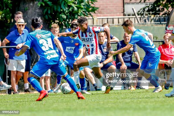 Driess Saddiki of Willem II during the match between Willlem II v KAA Gent on July 14, 2018 in TILBURG Netherlands