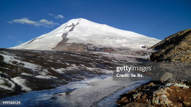 summer elbrus, friendly elbrus - se stock pictures, royalty-free photos & images