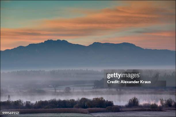 sunrise near lake eschenau - kraus stock pictures, royalty-free photos & images