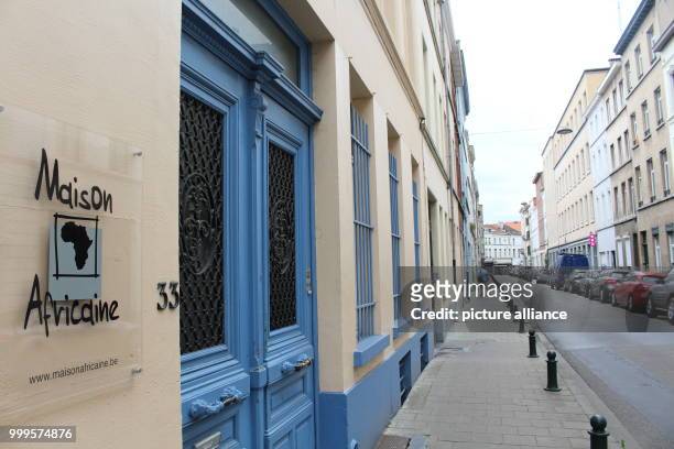 The student hall "Maison Africaine" in the quarter Matongé in Brussels, Belgium, 17 August 2017. The quarter is named after a popular quarter in...