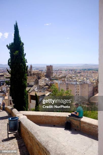 View of Granada in Granada, Spain, on July 15, 2018.