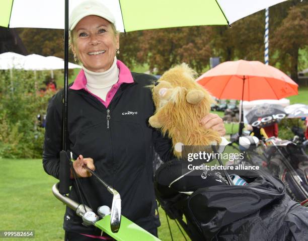 Sybille Beckenbauer taking part in the Tabaluga Golf Cup for the benefit of the Michael Roll Stiftung at the golf club in Tutzing, Germany, 2...