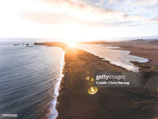 sunset beach - herzog stockfoto's en -beelden