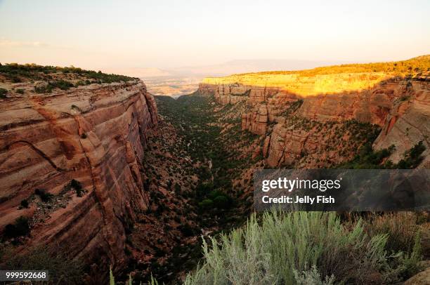 last light over red canyon - red canyon bildbanksfoton och bilder