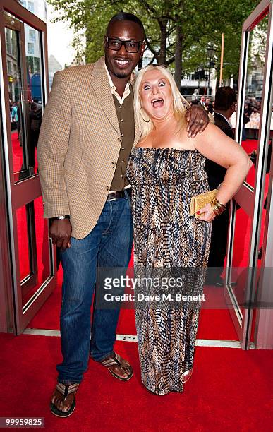 Vanessa Feltz and guest attend the European Premiere of 'Kites' at Odeon West End on May 18, 2010 in London, England.