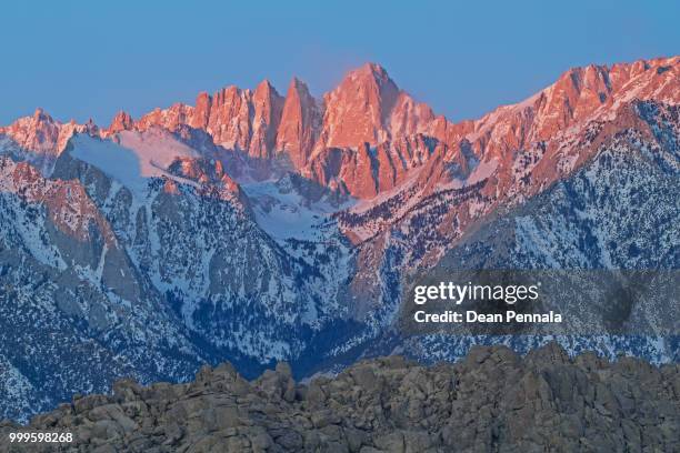 sunrise eastern sierra - dean stock-fotos und bilder