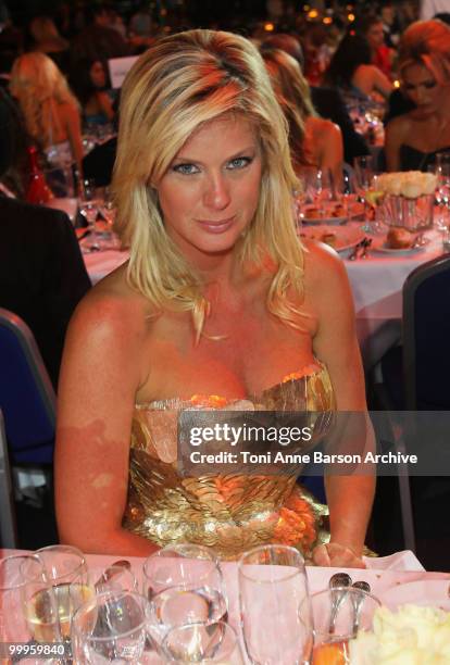 Rachel Hunter attendsthe World Music Awards 2010 at the Sporting Club on May 18, 2010 in Monte Carlo, Monaco.