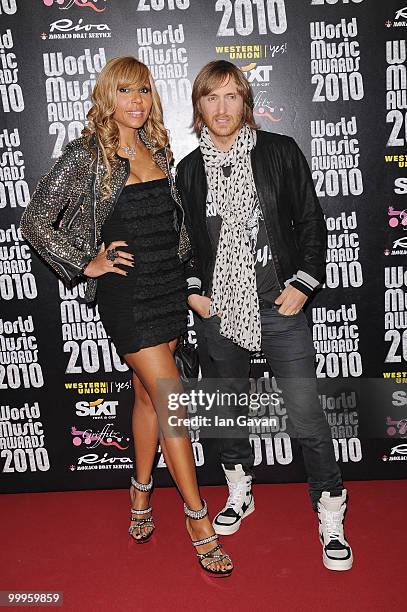 David Guetta and guest attend the World Music Awards 2010 at the Sporting Club on May 18, 2010 in Monte Carlo, Monaco.