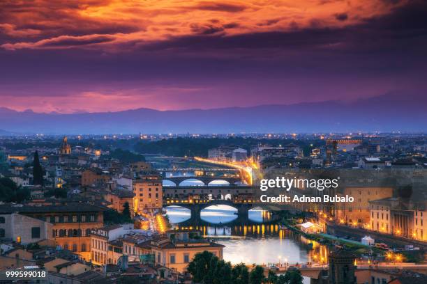 ponte vecchio - adnan foto e immagini stock