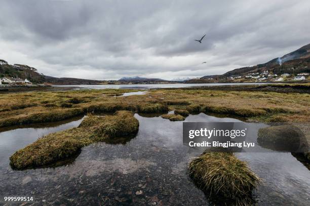 loch portree - portree imagens e fotografias de stock