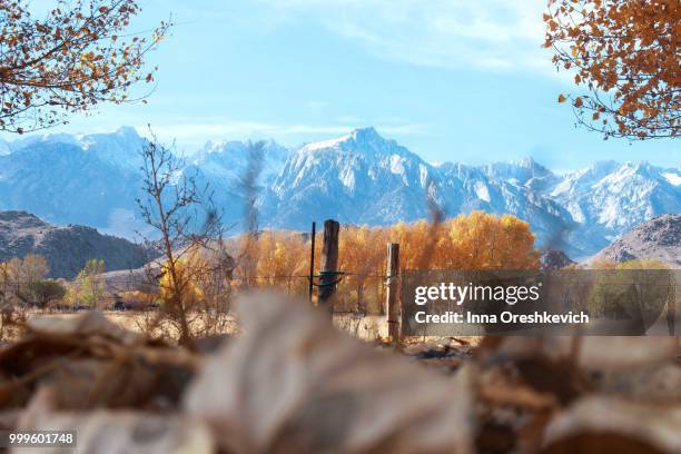 alabama hills - alabama hills stock-fotos und bilder