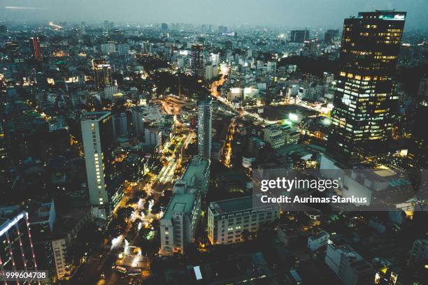 ho chi minh, vietnam from the top - ho stock pictures, royalty-free photos & images