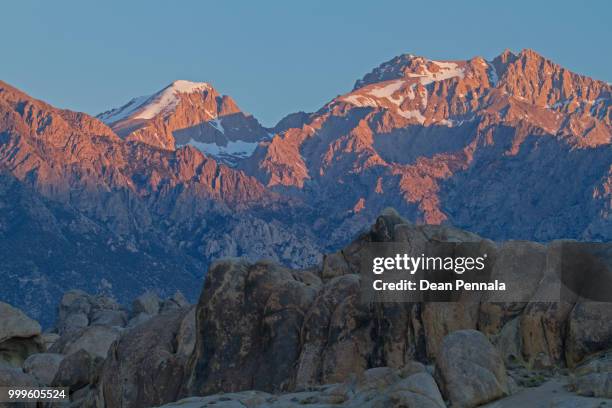 eastern sierra nevada sunrise - sierra stock pictures, royalty-free photos & images