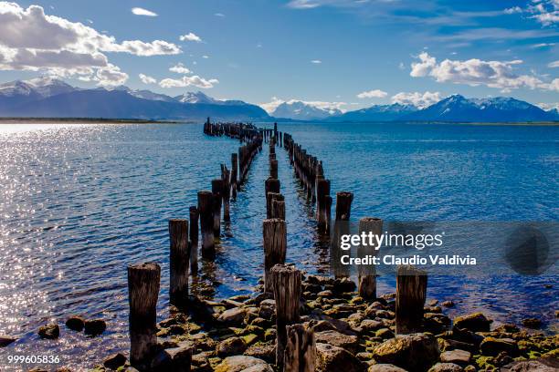 puerto natales,chile - puerto stock pictures, royalty-free photos & images