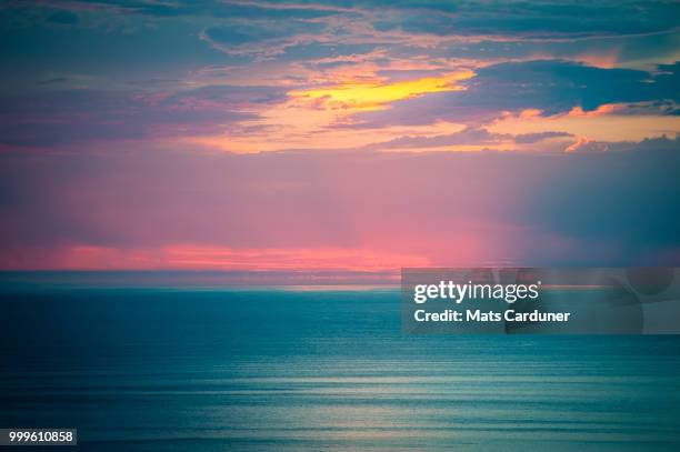 point sur sunset - sunset point stock pictures, royalty-free photos & images