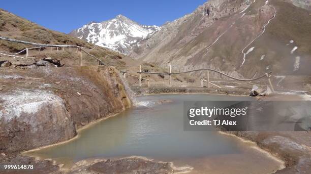 colina hot spring - colina stock pictures, royalty-free photos & images
