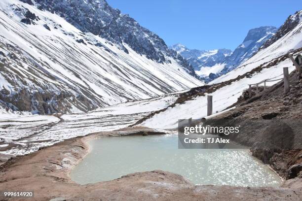 colina hot spring - colina stock pictures, royalty-free photos & images