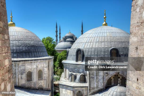 view from hagia sophia... - dirk fotografías e imágenes de stock