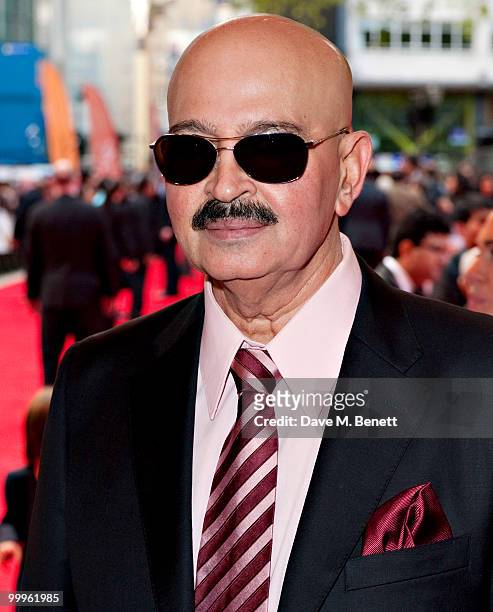 Rakesh Roshan attends the European Premiere of 'Kites' at Odeon West End on May 18, 2010 in London, England.