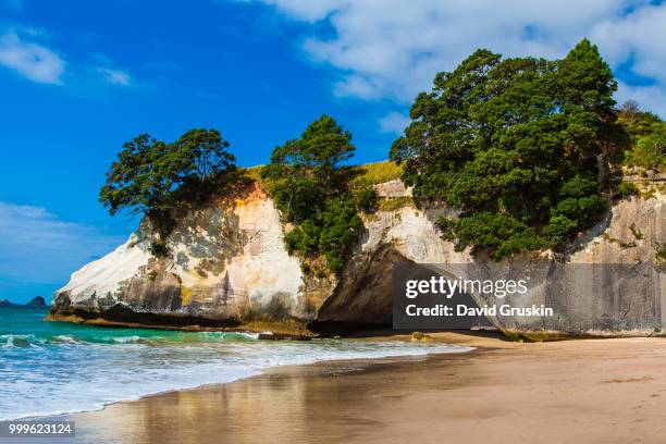 cathedral cove - cathedral cove stock pictures, royalty-free photos & images
