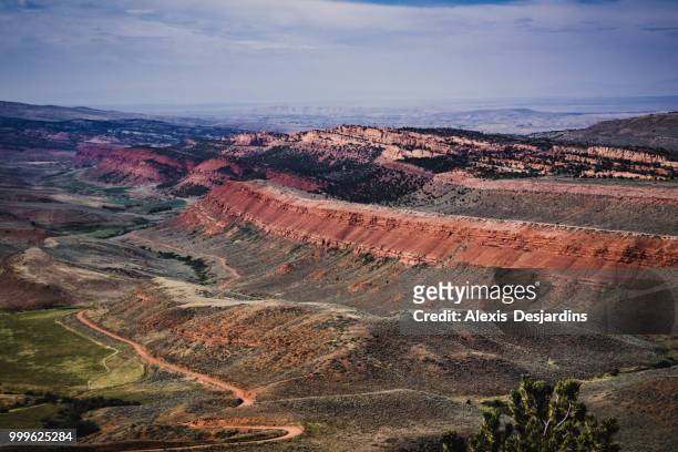 red canyon, wyoming - alexis stock-fotos und bilder