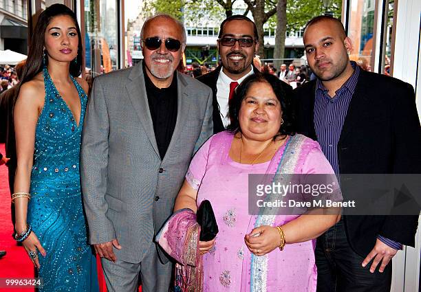 The Grewals attend the European Premiere of 'Kites' at Odeon West End on May 18, 2010 in London, England.