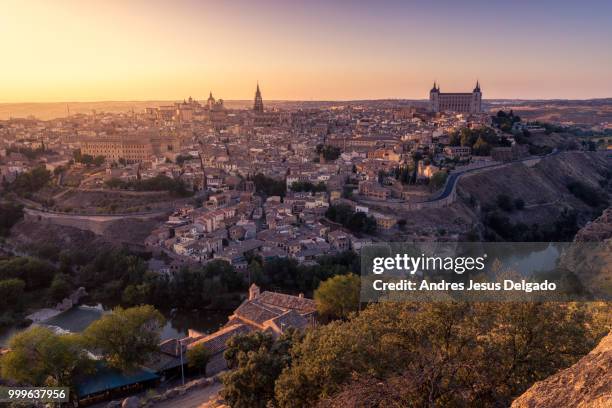 sunset of toledo - andres stock pictures, royalty-free photos & images